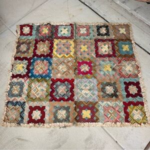 Vintage silk quilt